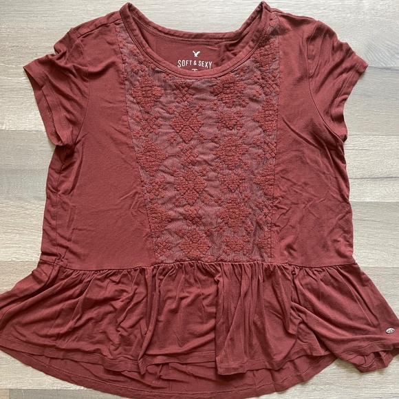 American Eagle Peplum style Top - Picture 1 of 3